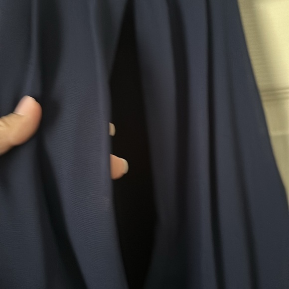 Lush Navy Blue Dress Size Small - Open Slit in back - very cute - Picture 4 of 4